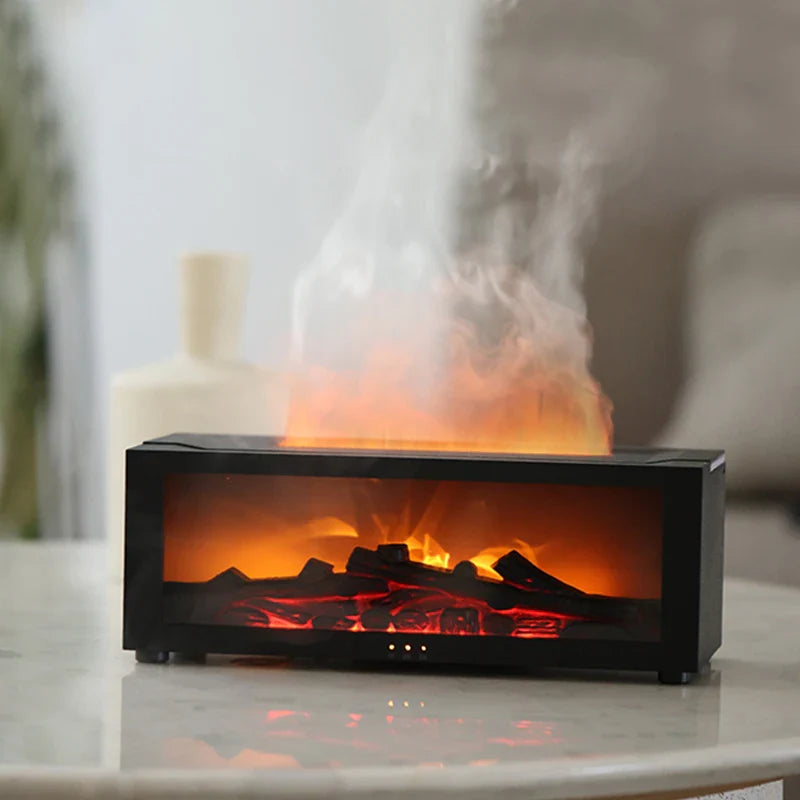 Creative Fireplace Aroma Diffuser – Cozy Ambiance, Aromatic Bliss