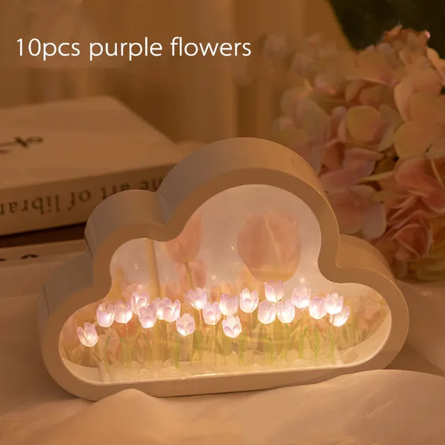 DIY Cloud Tulip LED Night Light