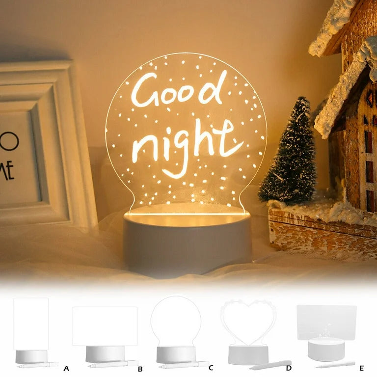 LED USB Message Board Night Light