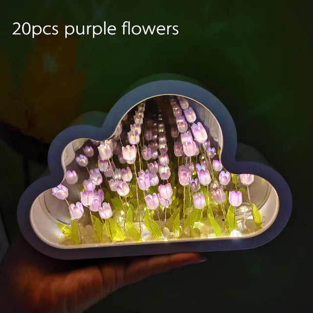 DIY Cloud Tulip LED Night Light